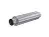 Aluminized Steel, Muffler, 4" Inlet/Outlet; 24" body; 6" diameter; 30" overall, Quiet Tone