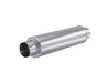 T304 Stainless Steel, Muffler, 4" Inlet/Outlet; 24" body; 6" diameter; 30" overall, Quiet Tone