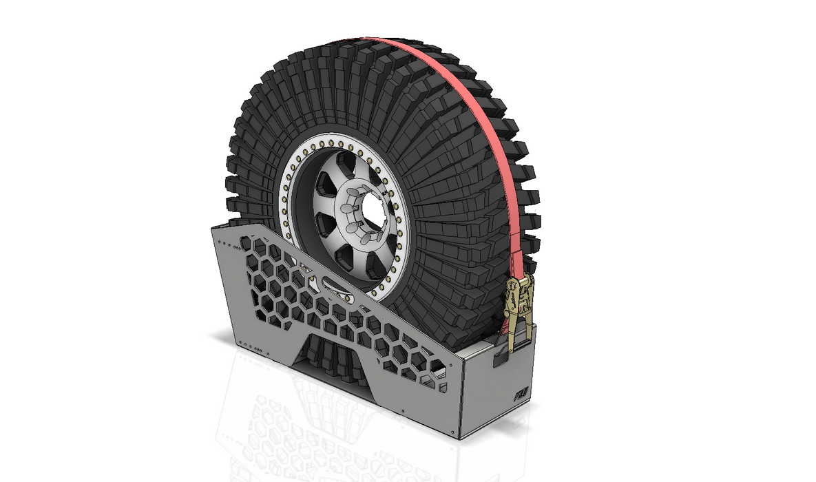 Motobilt Universal Bed Mounted Tire Carrier