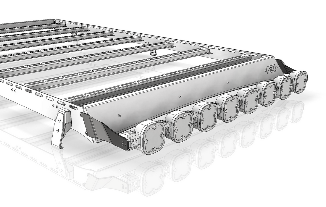 Motobilt Linkable Light Bar Roof Rack Brackets for Baja Designs