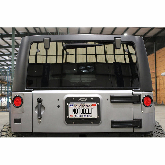 Motobilt Round Tail Light Conversion Kit, Jeep JK/JKU (2007-2018), view 4