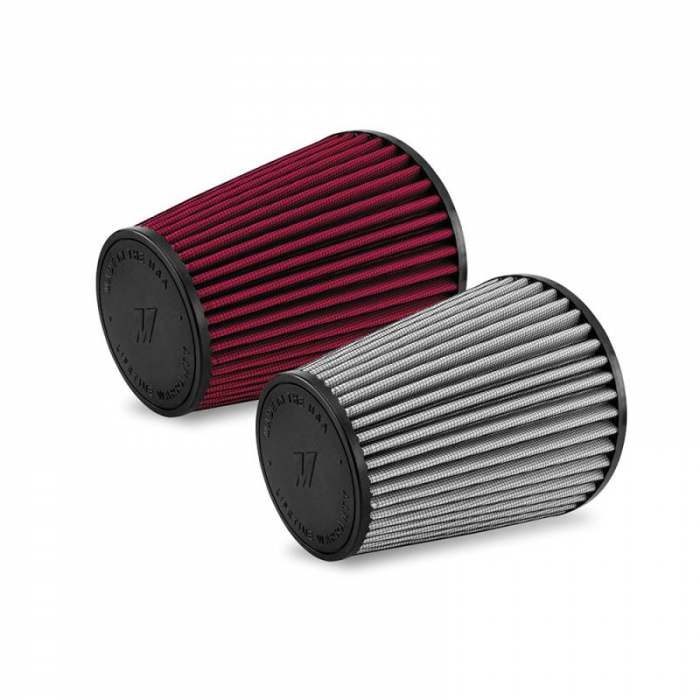 Mishimoto MMAF-4578DW Mishimoto Performance Air Filter, 4.5in Inlet, 7.8in Filter Length, Dry Washable