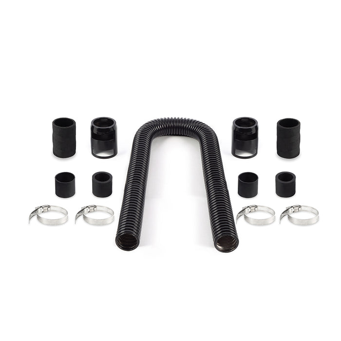 Mishimoto MMAH-U36BK Universal Flexible Stainless Steel Radiator Hose Kit, 36", Black