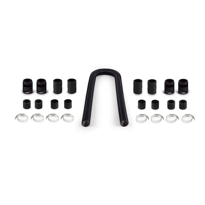 Mishimoto MMAH-U48BK Universal Flexible Stainless Steel Radiator Hose Kit, 48", Black