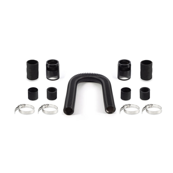 Mishimoto MMAH-U24BK Universal Flexible Stainless Steel Radiator Hose Kit, 24", Black