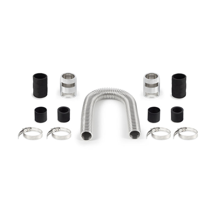 Mishimoto MMAH-U24C Universal Flexible Stainless Steel Radiator Hose Kit, 24", Chrome