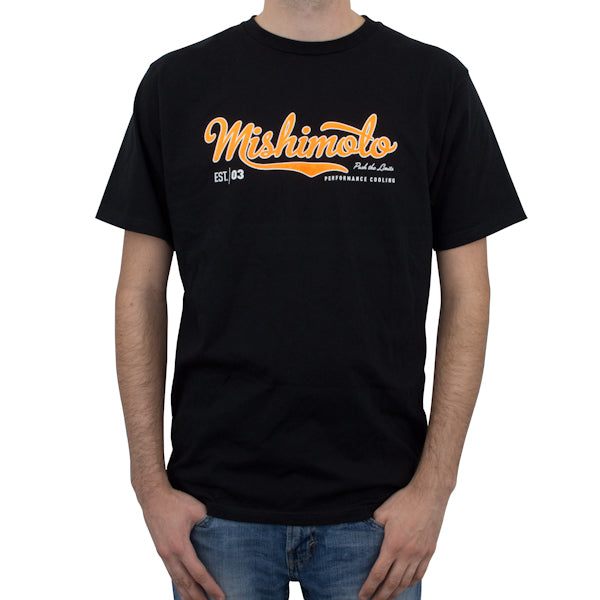Mishimoto MMAPL-SCRIPT-BK3XL Mishimoto Men's Athletic Script T-Shirt, Black