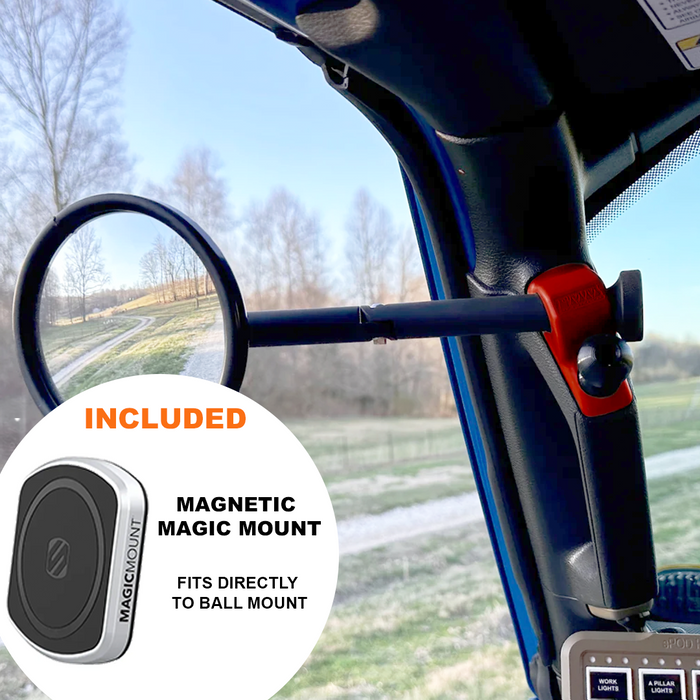 **2024** JL / JLU Side Jeep Mirrors with Base Mount Driver AND Passenger