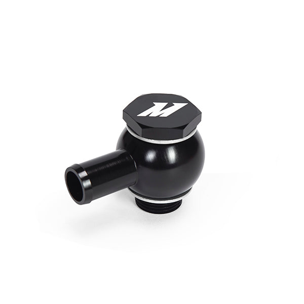 Mishimoto MMBB-STBK Banjo Fitting With Bolt M20 x 5/8 Straight, Black