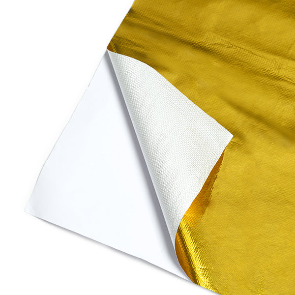 Mishimoto MMHP-GRB-2424 Gold Reflective Barrier with Adhesive Backing, 24inx24in
