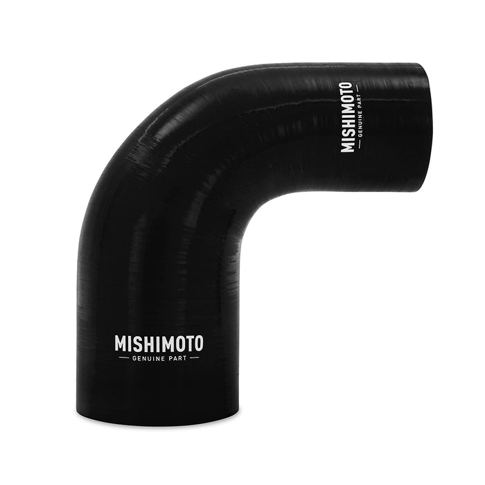 Mishimoto MMCP-R90-3035BK Mishimoto 90-Degree Silicone Transition Coupler, 3.00-in to 3.50-in, Black