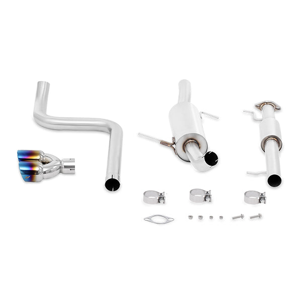Mishimoto MMEXH-FIST-14RBT Ford Fiesta ST Cat-Back Exhaust, 2014-2019 Resonated, Burnt Tips