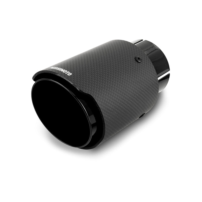 Mishimoto MMEXH-TIP-CF25BK Mishimoto Carbon Fiber Exhaust Tip, 2.5Ó