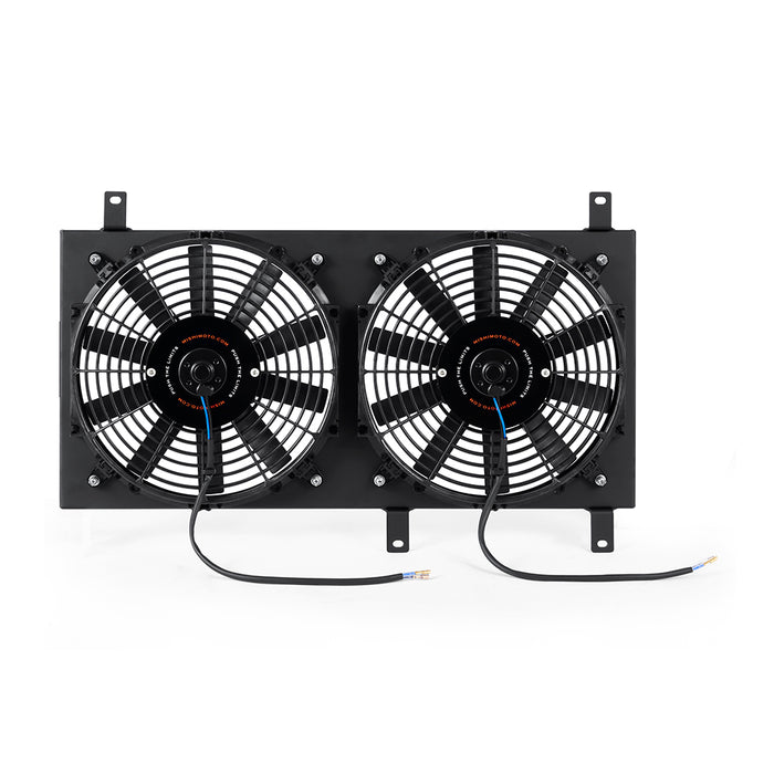 Mishimoto MMFS-MIA-99BK Performance Aluminum Fan Shroud Kit, fits Mazda Miata 1999-2005, Black