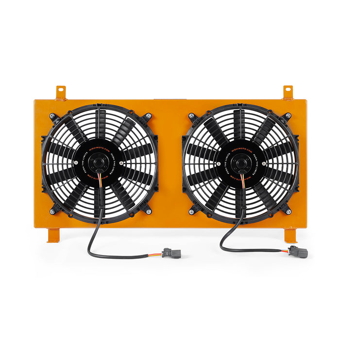 Mishimoto MMFS-RSX-02GD Aluminum Fan Shroud Kit, fits Acura RSX 2002-2006, Gold