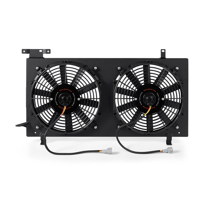 Mishimoto MMFS-STI-08PBK Plug-N-Play Performance Aluminum Fan Shroud Kit, fits Impreza WRX/STI 2008-2015