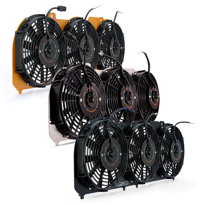 Mishimoto MMFS-XJ-89K Aluminum Fan Shroud Kit, fits Jeep Cherokee XJ 4.0L 1989-2001, Polished