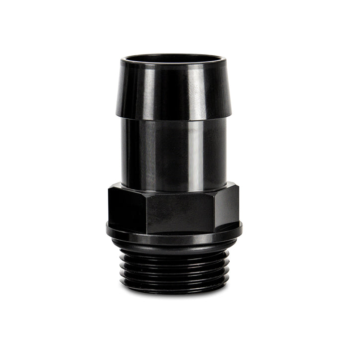 Mishimoto MMFT-M27-1BK Mishimoto M27x2.0 to 1" Hose Barb Aluminum Fitting