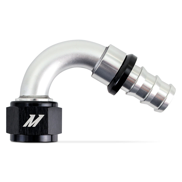 Mishimoto MMFT-PL-12120 Mishimoto Push-Lock Fitting, -12AN, 120-Degree