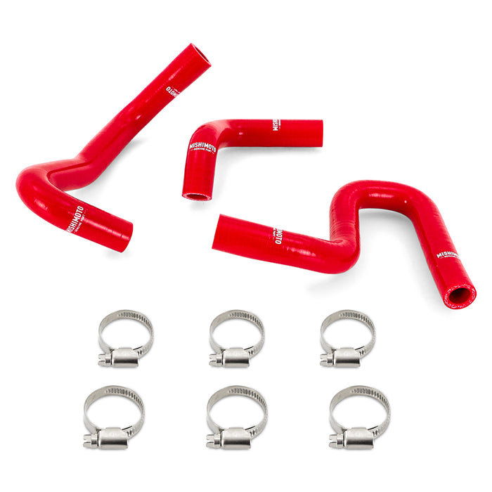 Mishimoto MMHOSE-4RUN34-96HHRD Silicone Heater Hose Kit, Toyota 4Runner 3.4L 1996-2002 W/O Rear Heater, Red