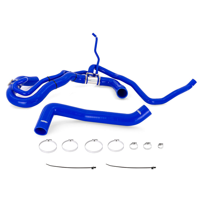 Mishimoto MMHOSE-DMAX-17BL Silicone Coolant Hose Kit, fits Chevrolet/GMC 6.6L Duramax 2017-2019, Blue