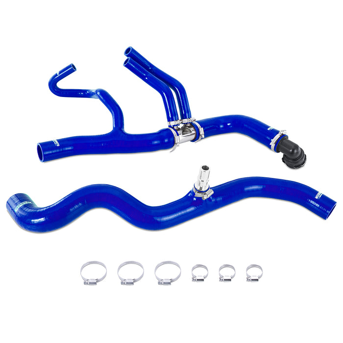 Mishimoto MMHOSE-F35T-17BL Silicone Coolant Hose Kit, Fits 2017 Ford Raptor 3.5L EcoBoost, Blue