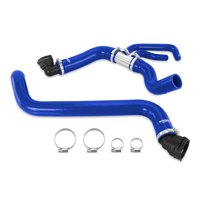 Mishimoto MMHOSE-F50-18BL Silicone Radiator Hose Kit, Fits 2018-2024 Ford F-150 5.0L V8, Blue