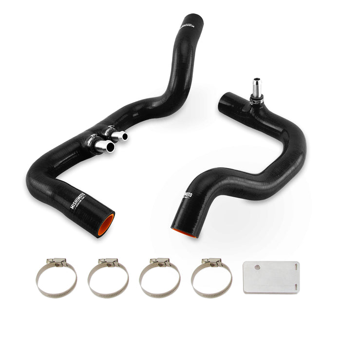 Mishimoto MMHOSE-JLP-18ABK Silicone Coolant Hose Kit, Fits 2018+ Jeep Wrangler JL 3.6L W/ Auto Trans, Black