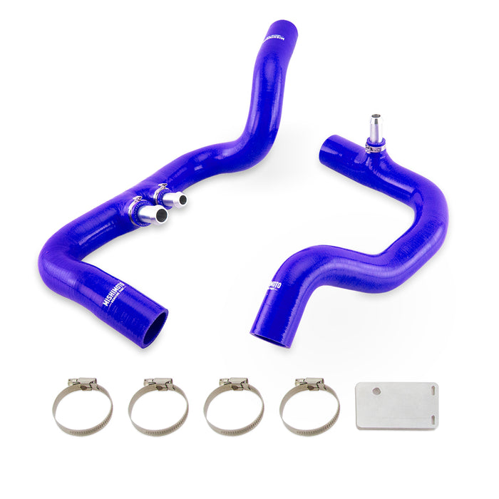 Mishimoto MMHOSE-JLP-18ABL Silicone Coolant Hose Kit, Fits 2018+ Jeep Wrangler JL 3.6L W/ Auto Trans, Blue