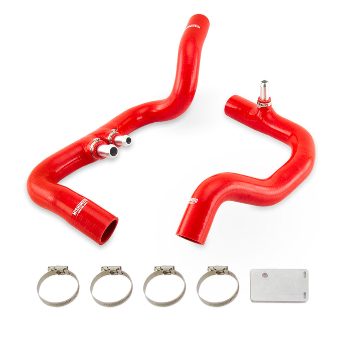 Mishimoto MMHOSE-JLP-18ARD Silicone Coolant Hose Kit, Fits 2018+ Jeep Wrangler JL 3.6L W/ Auto Trans, Red