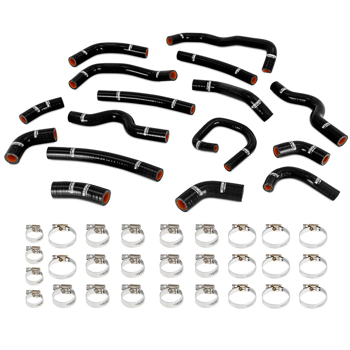 Mishimoto MMHOSE-LCR-99HHBK Silicone Heater Hose Kit, fits Toyota Land Cruiser 4.7L 1998-2002, Black