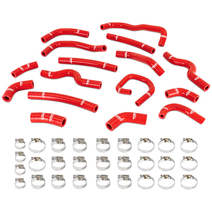 Mishimoto MMHOSE-LCR-99HHRD Silicone Heater Hose Kit, fits Toyota Land Cruiser 4.7L 1998-2002, Red