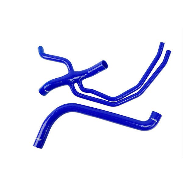 Mishimoto MMHOSE-LTN-2WDBL Radiator Hose Kit, fits Ford F-150 w/ Oil Cooler 1997-2004, Blue