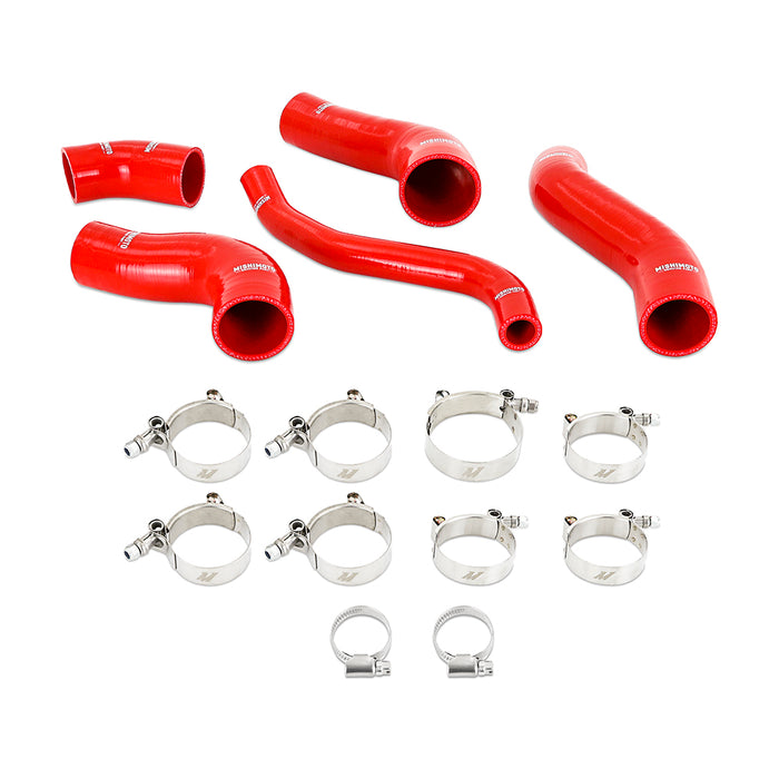 Mishimoto MMHOSE-VLSTR-13TRD Silicone Intercooler Hose Kit, fits Hyundai Veloster Turbo 2013-2017, Red