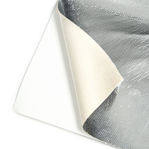 Mishimoto MMHP-ASHB-2424 Aluminum Silica Heat Barrier with Adhesive Backing, 24inx24in