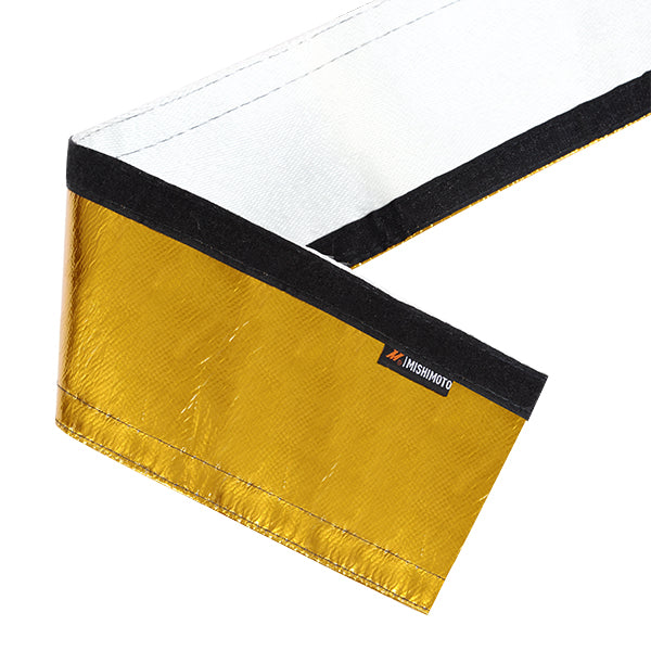 Mishimoto MMHP-HSS-1236GD Heat Shielding Sleeve, Gold 1/2inx36in