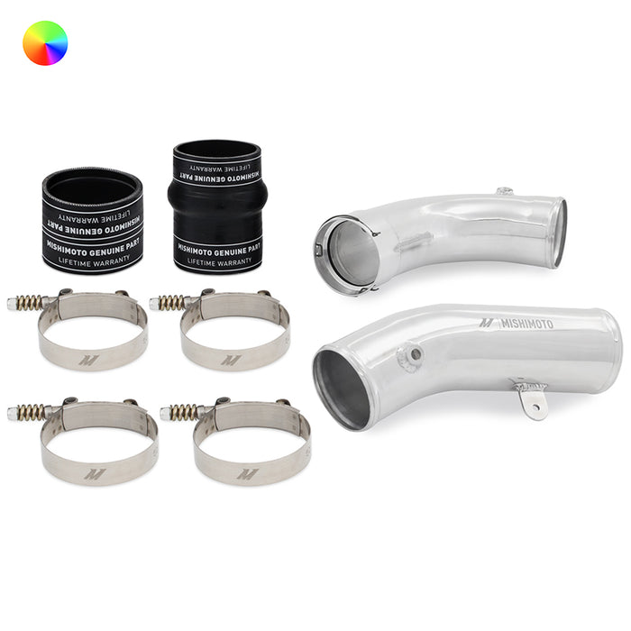 Mishimoto MMICP-DMAX-17CN Cold-Side IC Pipe and Boot Kit, fits 6.6L Duramax L5P '17-'19, Custom Color