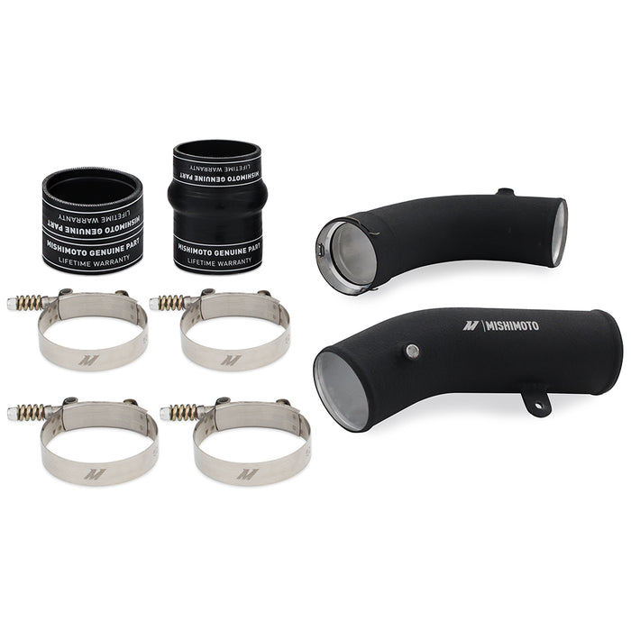 Mishimoto MMICP-DMAX-17CWBK Cold-Side Intercooler Pipe and Boot Kit, fits 6.6L Duramax (L5P) '17-'19, Black