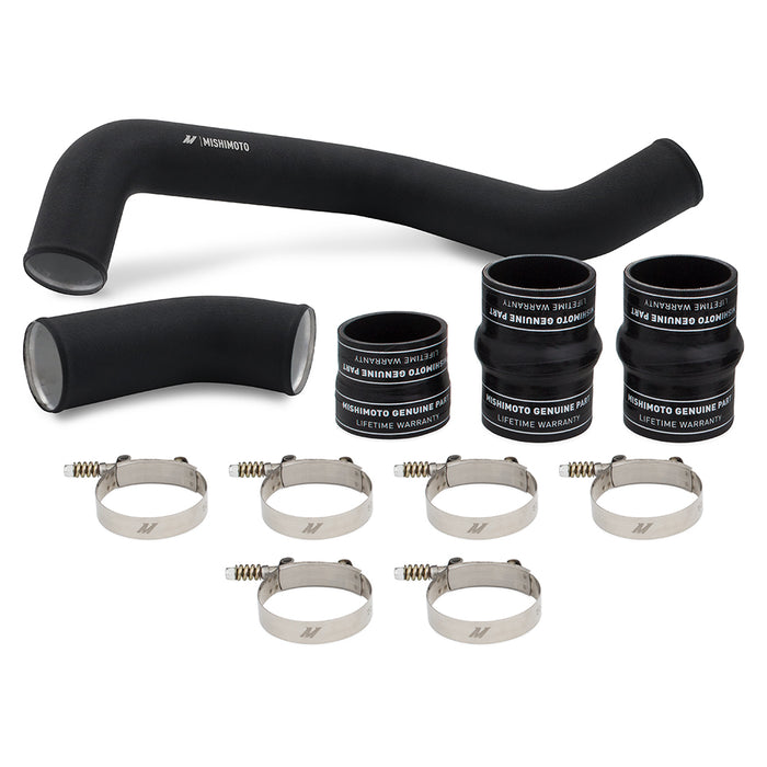 Mishimoto MMICP-DMAX-17HWBK Hot-Side Intercooler Pipe and Boot Kit, fits 6.6L Duramax (L5P) '17-'19, Black