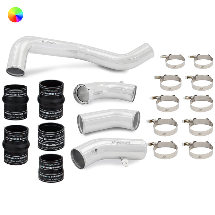 Mishimoto MMICP-DMAX-17KN Intercooler Pipe and Boot Kit, fits 6.6L Duramax (L5P) '17-'19, Custom Color
