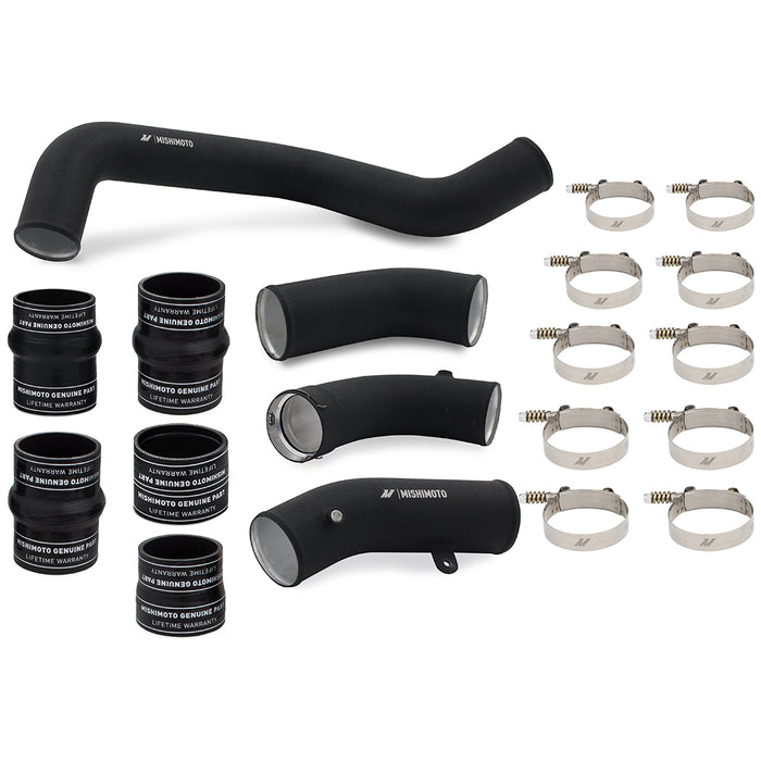 Mishimoto MMICP-DMAX-17KWBK Intercooler Pipe and Boot Kit, fits Duramax (L5P) '17-'19, Black