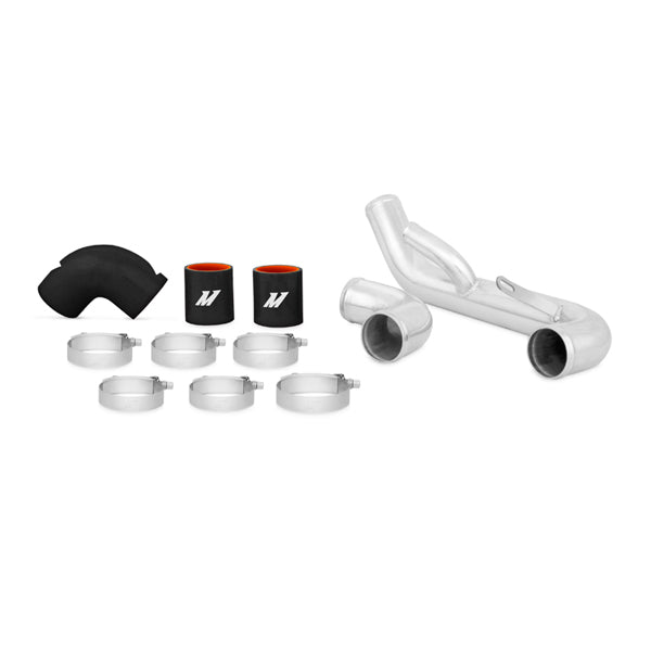 Mishimoto MMICP-EVO-10LBK Mitsubishi Lancer Evolution X Lower Intercooler Pipe Kit, Black, 2008-2015