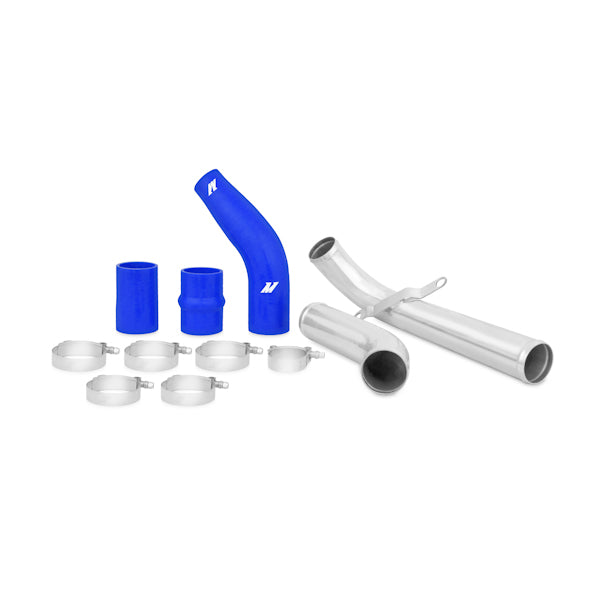 Mishimoto MMICP-EVO-10UBL Mitsubishi Lancer Evolution X Upper Intercooler Pipe Kit, Blue, 2008-2015