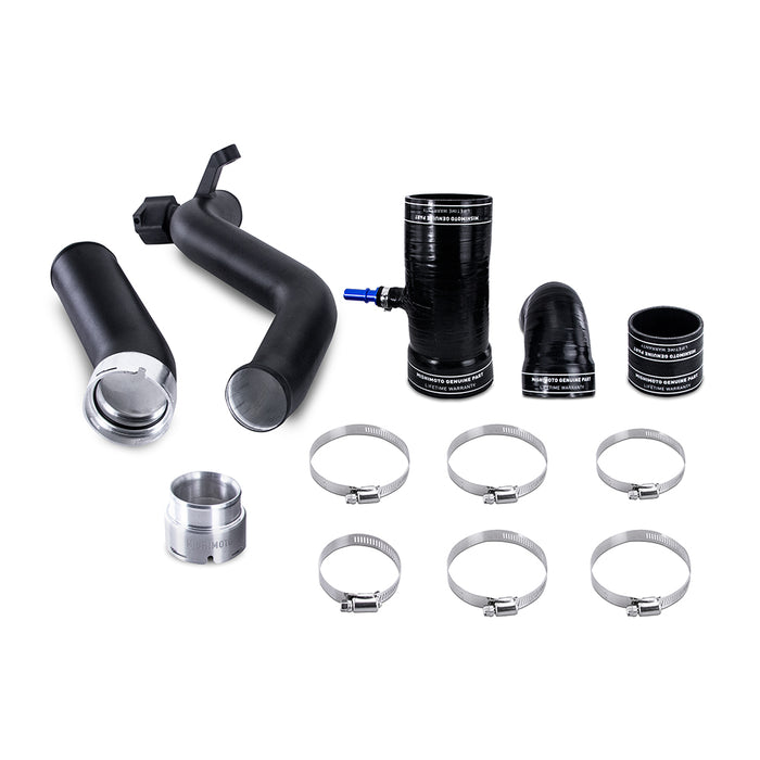 Mishimoto MMICP-RGR-19KMWBK Intercooler Pipe and Boot Kit, fits Ford Ranger 2.3L 2019+, Micro-Wrinkle Black