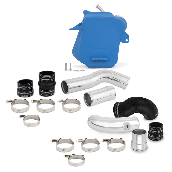 Mishimoto MMINT-F2D-11KBLP Ford 6.7L Powerstroke Air-to-Water Performance Intercooler Kit, 2011+, Blue