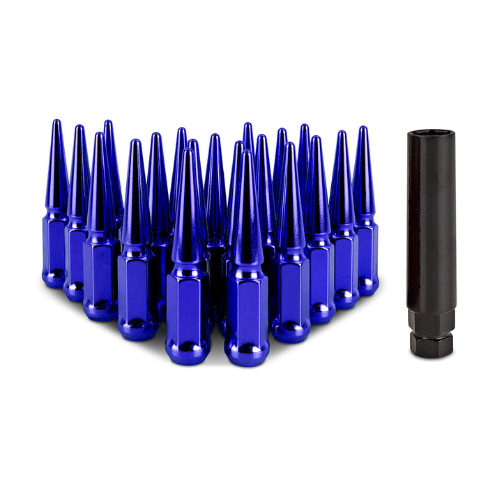 Mishimoto MMLG-SP1215-20BL Mishimoto Spiked Lug Nuts, M12x1.5, 20-PC Set