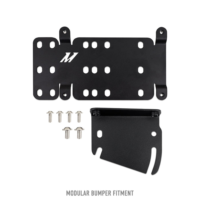 Mishimoto MMLP-BR-21M License Plate Relocation Kit, Fits Ford Bronco 2021+, Modular Bumper