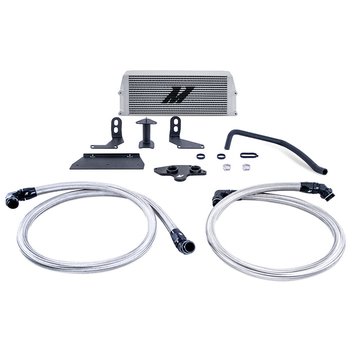 Mishimoto MMOC-F2D-11KSL Performance Oil Cooler, fits Ford 6.7L Powerstroke 2011-2019, Silver