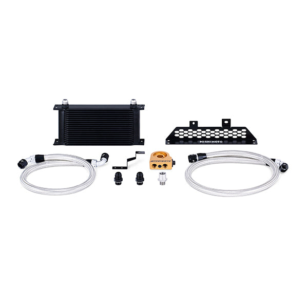 Mishimoto MMOC-FOST-13TBK Ford Focus ST Oil Cooler Kit, 2013-2018 Black Thermostatic