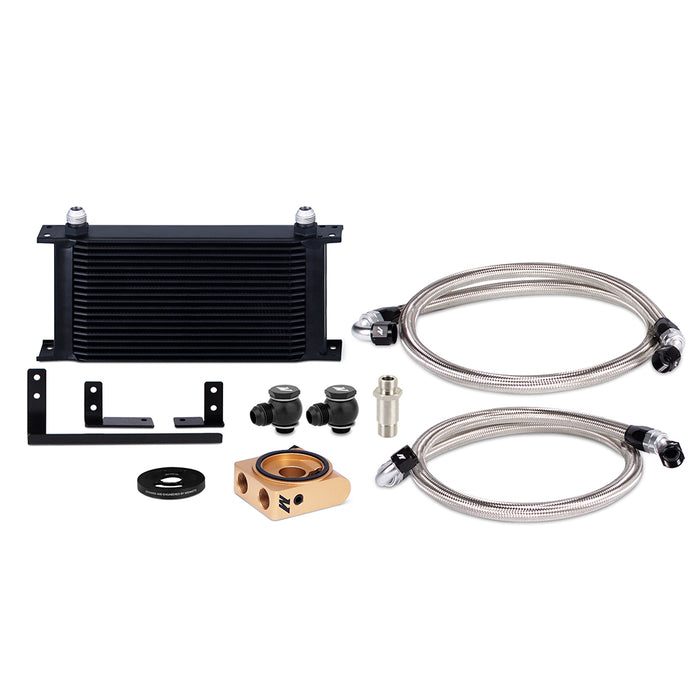 Mishimoto MMOC-MIA-19TBK Thermostatic Oil Cooler Kit, fits 2019+ Mazda Miata ND2, Black